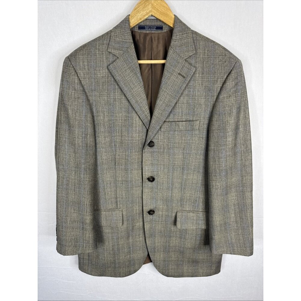 Arnold Brant Sport Coat‎ Blazer Men 40S Short Super 100s Cerruti Italy Wool